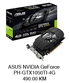ASUS NVIDIA GeForce PH-GTX1050TI-4G